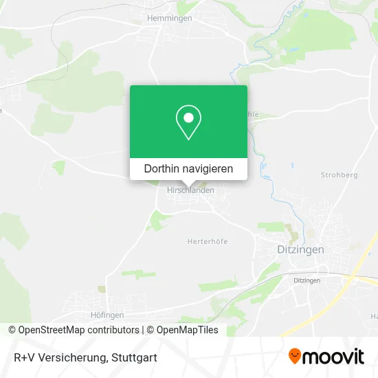 R+V Versicherung Karte