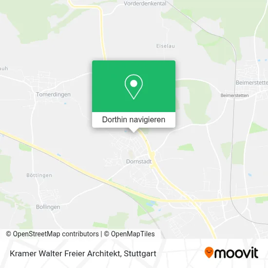 Kramer Walter Freier Architekt Karte