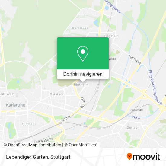 Lebendiger Garten Karte
