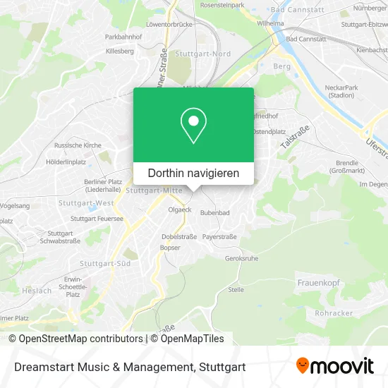 Dreamstart Music & Management Karte