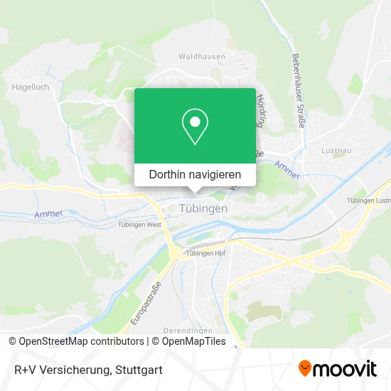 R+V Versicherung Karte