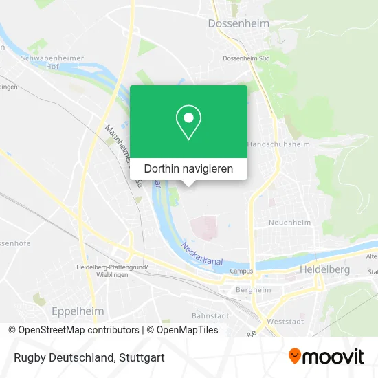 Rugby Deutschland Karte