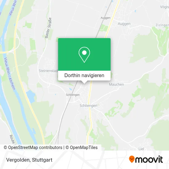 Vergolden Karte