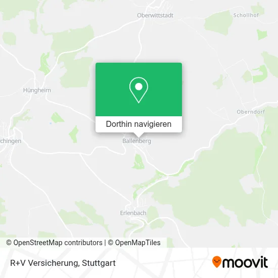 R+V Versicherung Karte