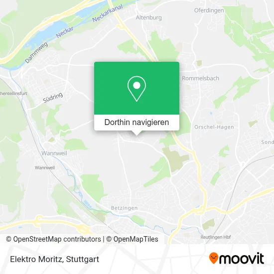 Elektro Moritz Karte