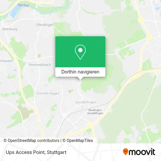 Ups Access Point Karte