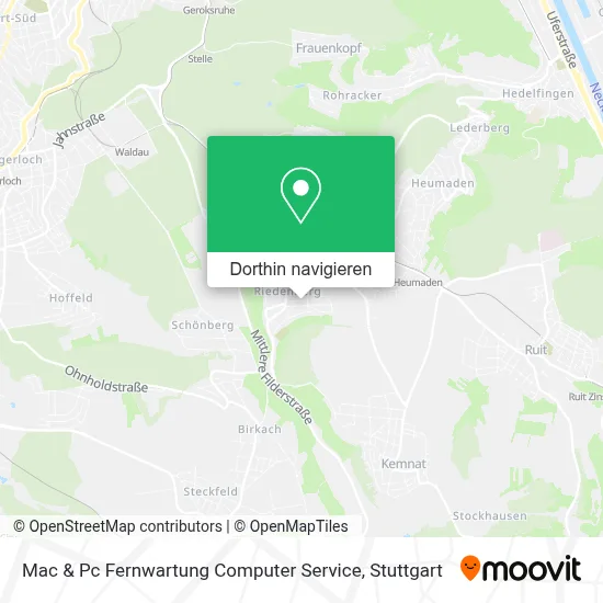 Mac & Pc Fernwartung Computer Service Karte