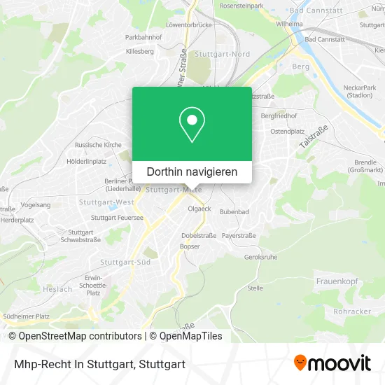 Mhp-Recht In Stuttgart Karte