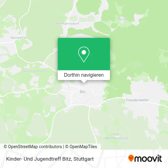 Kinder- Und Jugendtreff Bitz Karte