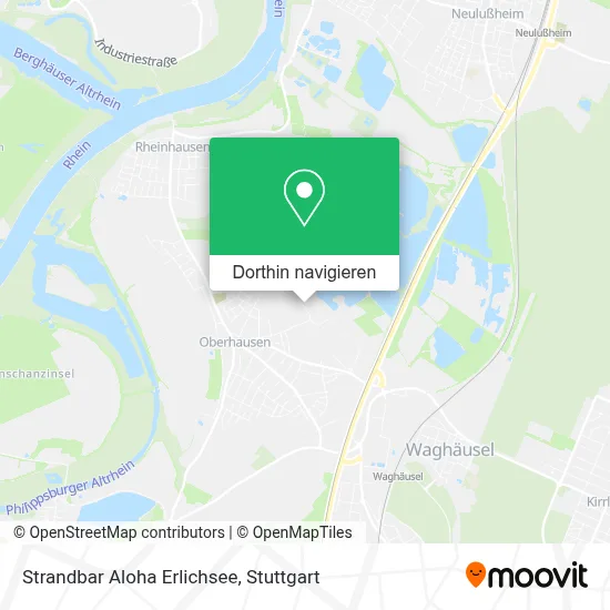 Strandbar Aloha Erlichsee Karte