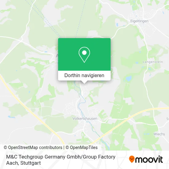 M&C Techgroup Germany Gmbh / Group Factory Aach Karte