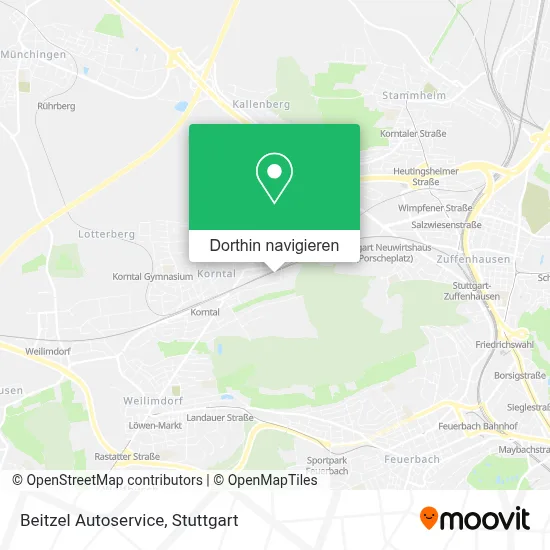 Beitzel Autoservice Karte