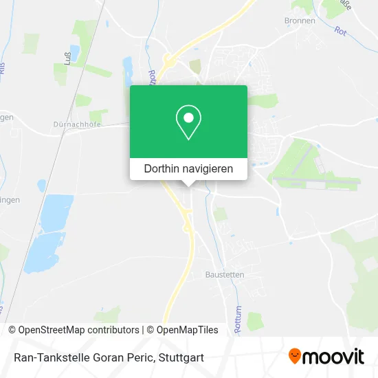 Ran-Tankstelle Goran Peric Karte