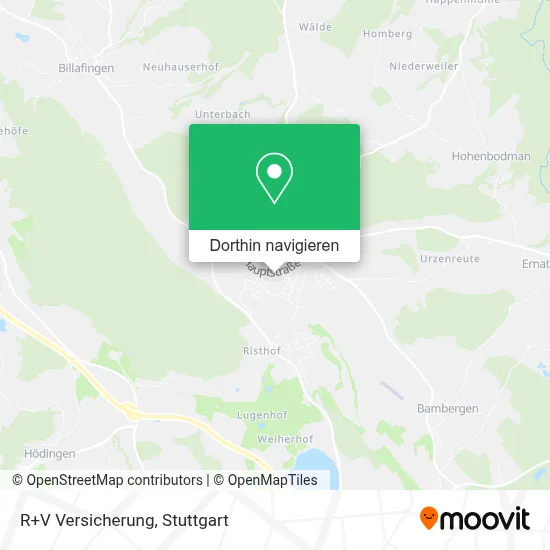 R+V Versicherung Karte