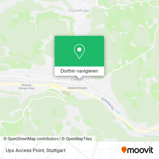 Ups Access Point Karte