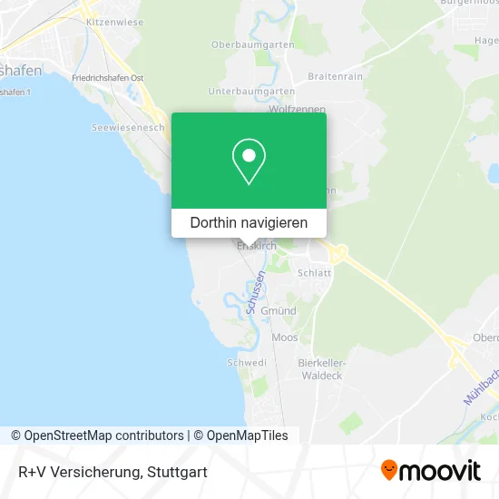 R+V Versicherung Karte