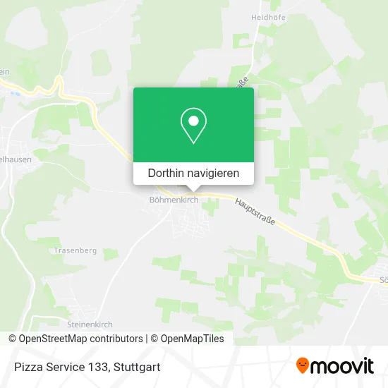 Pizza Service 133 Karte