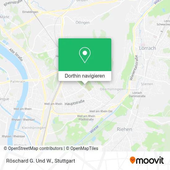 Röschard G. Und W. Karte