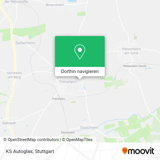 KS Autoglas Karte