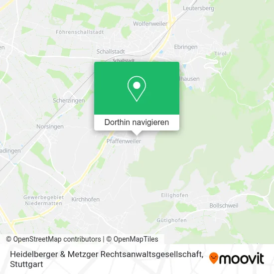 Heidelberger & Metzger Rechtsanwaltsgesellschaft Karte