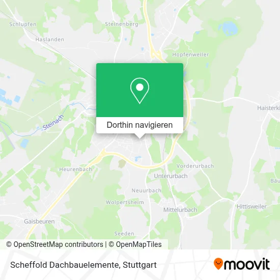 Scheffold Dachbauelemente Karte