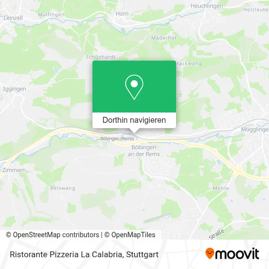 Ristorante Pizzeria La Calabria Karte