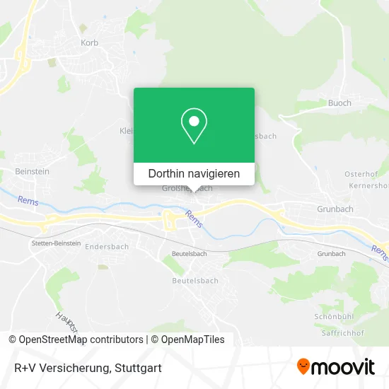 R+V Versicherung Karte