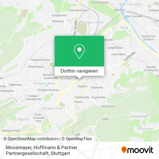 Moosmayer, Hoffmann & Partner Partnergesellschaft Karte