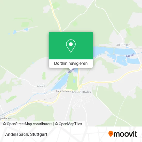 Andelsbach Karte