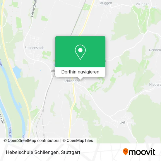 Hebelschule Schliengen Karte