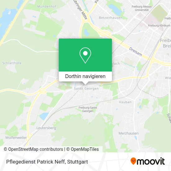 Pflegedienst Patrick Neff Karte