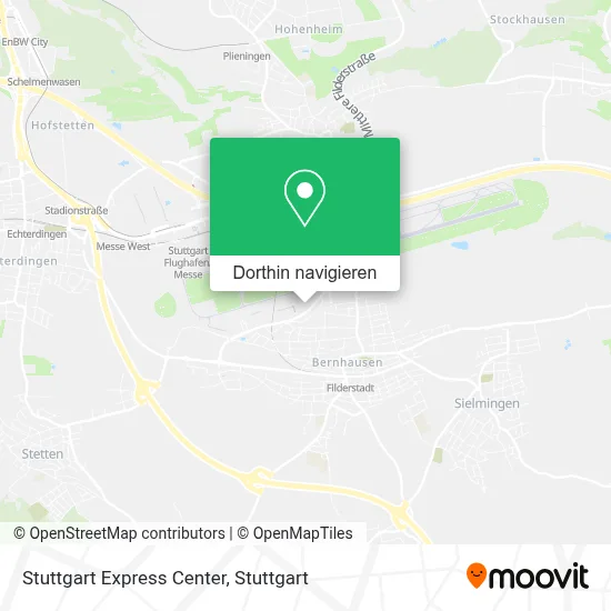 Stuttgart Express Center Karte