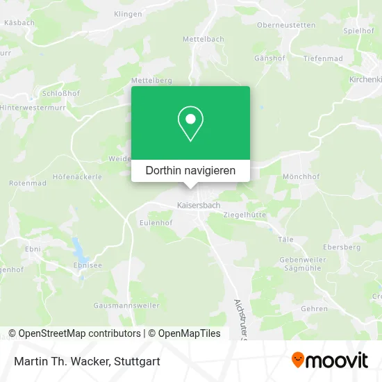Martin Th. Wacker Karte