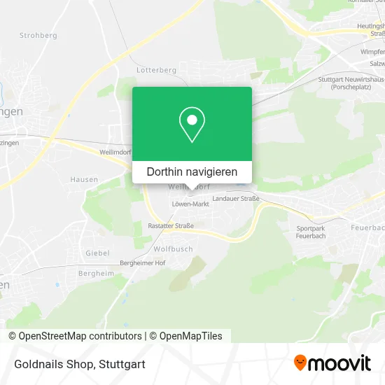 Goldnails Shop Karte