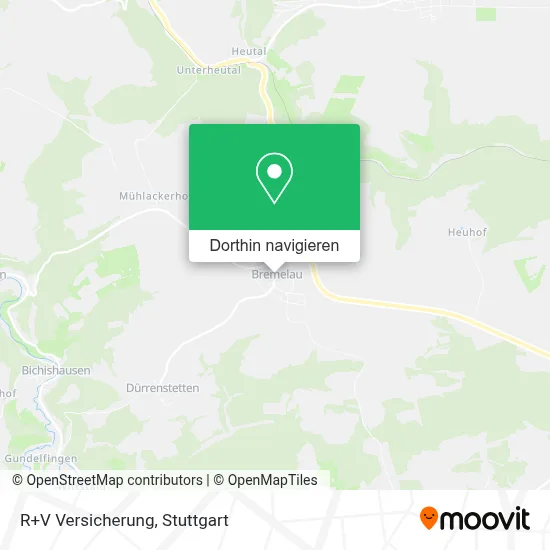 R+V Versicherung Karte