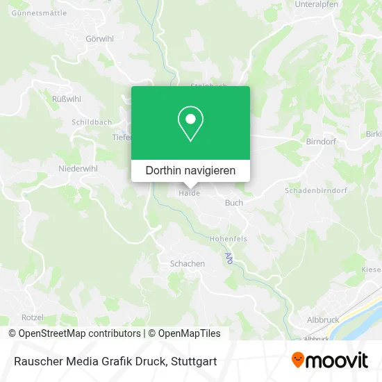 Rauscher Media Grafik Druck Karte