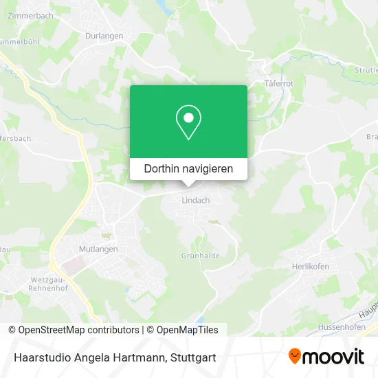 Haarstudio Angela Hartmann Karte