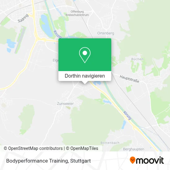 Bodyperformance Training Karte