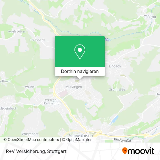 R+V Versicherung Karte