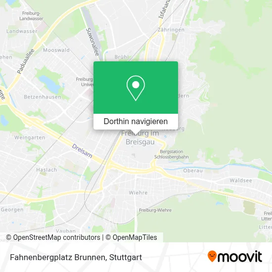 Fahnenbergplatz Brunnen Karte