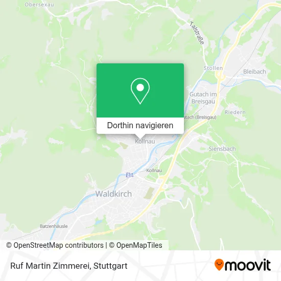 Ruf Martin Zimmerei Karte