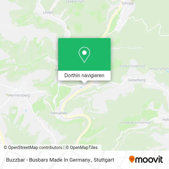 Buzzbar - Busbars Made In Germany. Karte