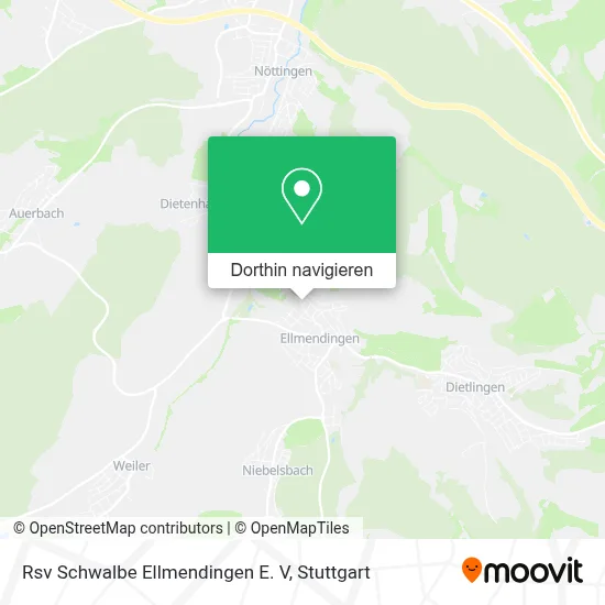 Rsv Schwalbe Ellmendingen E. V Karte