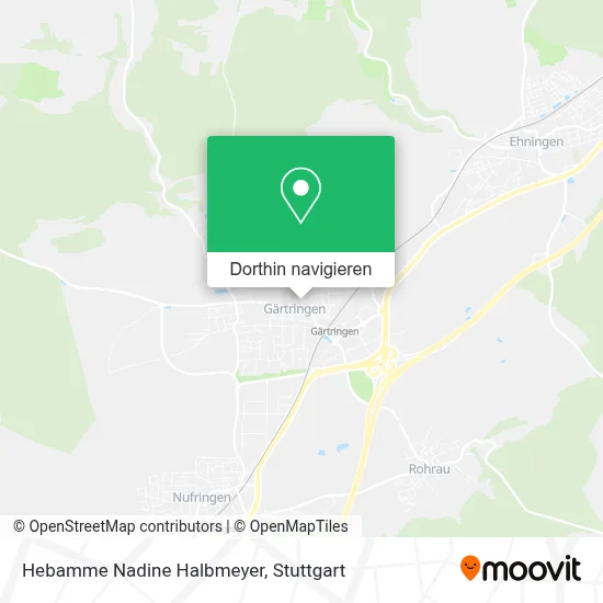 Hebamme Nadine Halbmeyer Karte