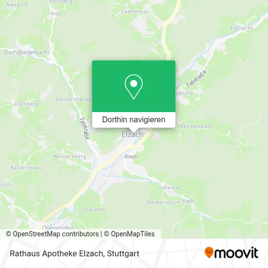 Rathaus Apotheke Elzach Karte