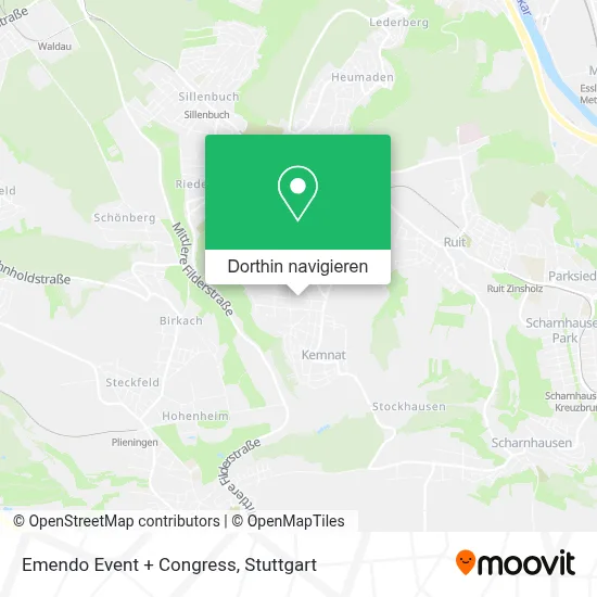 Emendo Event + Congress Karte