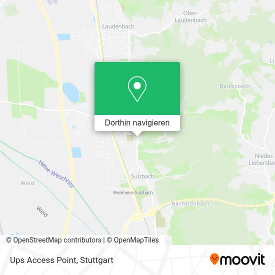 Ups Access Point Karte
