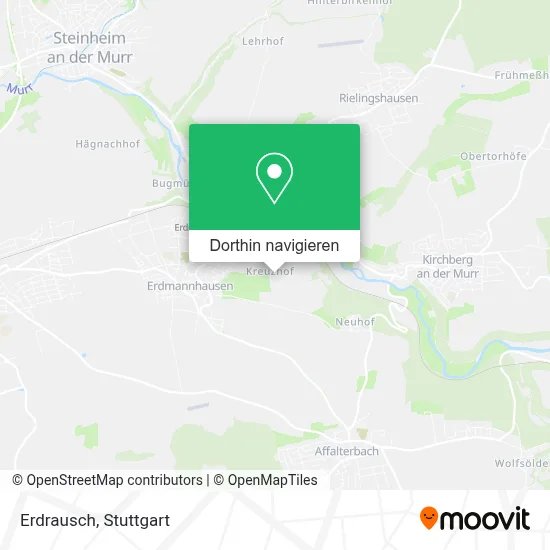 Erdrausch Karte