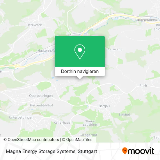 Magna Energy Storage Systems Karte