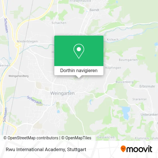 Rwu International Academy Karte